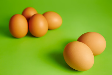 chicken eggs