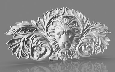 Vintage art photography, space for your imagination, corporate identity 3d models.