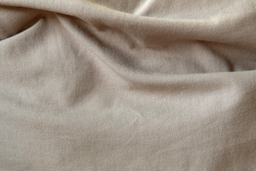 linen crumpled fabric background