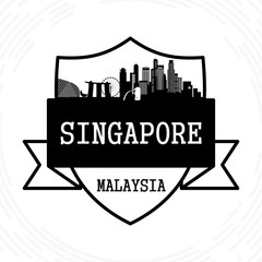 Fototapeta premium Singapore skyline