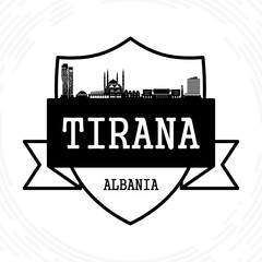 Tirana skyline