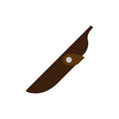 Knife scabbard icon