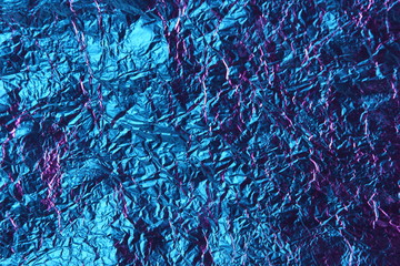 abstract background metal aluminum foil blue and purple pink color