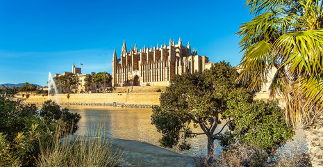 Palma de Mallorca Mallorca Spain 12.22.2018 at the Cathedral La Seu