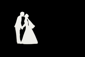 Hochzeitspaar Silhouette