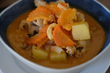 Massaman curry with chicken