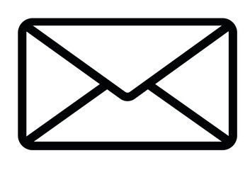 Email envelope icon symbol vector