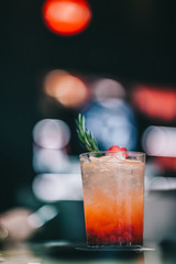 cocktail with ice