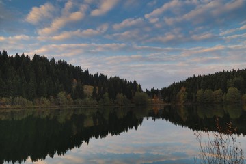 Borcka Karagol ( Black Lake ) in Artvin, Turkey