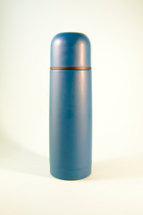 Blue plastic covered metal 