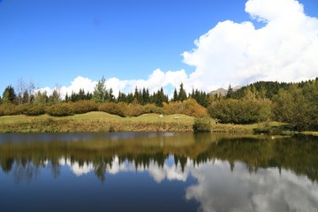 Borcka Karagol ( Black Lake ) in Artvin, Turkey