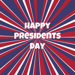 Fototapeta premium Happy Presidents Day background template.