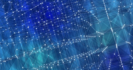 Background Abstract Dynamic Plexus Futuristic Technology. 3d render