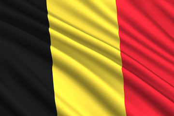 Fototapeta premium waving flag background