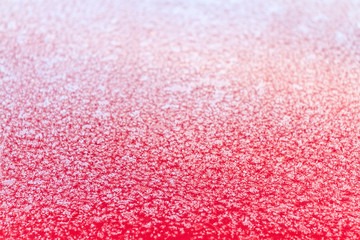red metal in the cold