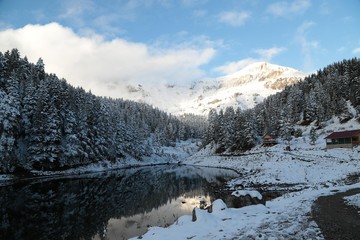 Borcka Karagol ( Black Lake ) in Artvin, Turkey © murat