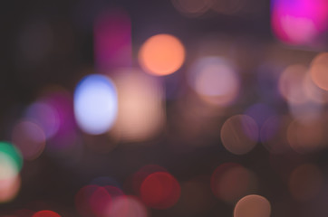 purple bokeh blurred abstract light wallpaper background.