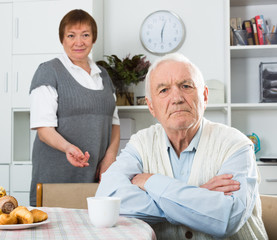 Elderly couple offense