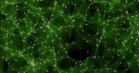 Background Abstract Dynamic Plexus Futuristic Technology. 3d render