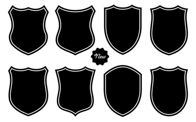 Badge Shape Vector Template Set