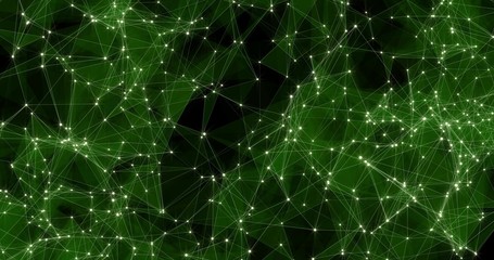 Obraz premium Background Abstract Dynamic Plexus Futuristic Technology. 3d render
