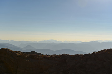 Fototapeta premium creepy and wild mountain landscapes