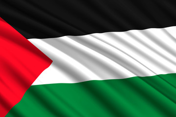 Fototapeta premium waving flag background