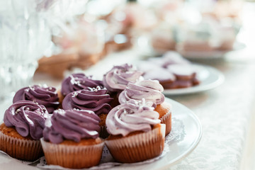 food at the wedding table