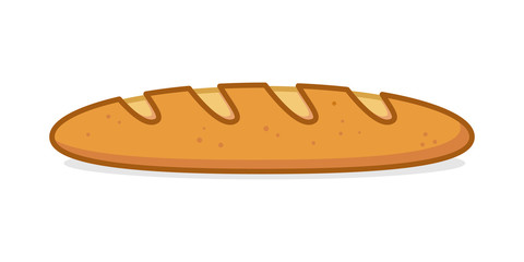 Cartoon Baguette Illustration