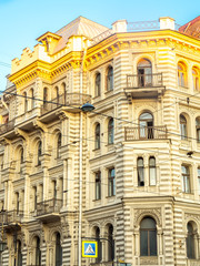 Fototapeta na wymiar Classic building in Saint Petersburg, Russia