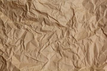 Crumpled parchment paper, abstract background