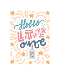 Newborn lettering vector