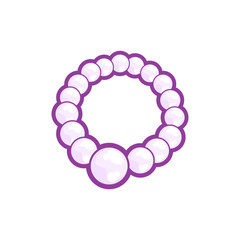 cute pearl necklaces cartoon