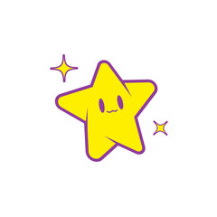 cute star vector cartoon