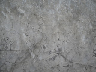Gray cement wall with beautiful patterns.