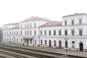 European grand train station