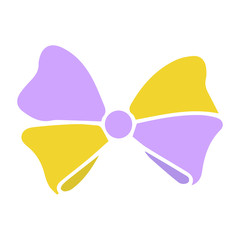 Vector bow ribbon icon