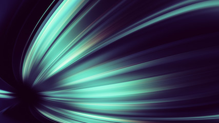 Green glow shine colors blur lines abstract background