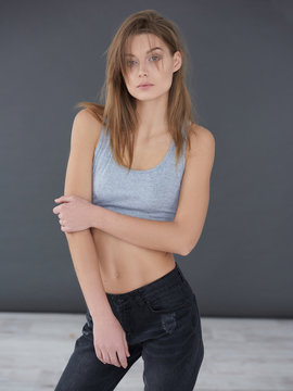 young woman. no makeup. model. black.tall, beautiful girl.  model tests