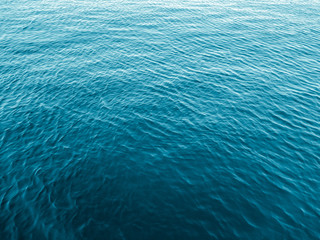 Blue water surface