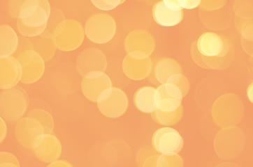 yellow bokeh abstract blurred light wallpaper backgrund.