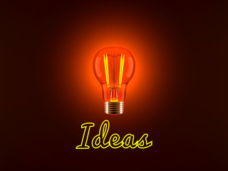 Light Bulb and Ideas