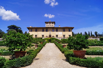 Fototapeta na wymiar Villa Petraia, Florence, Italy