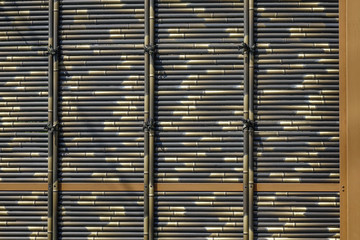 Bamboo wall of ancient Shinto Shrine