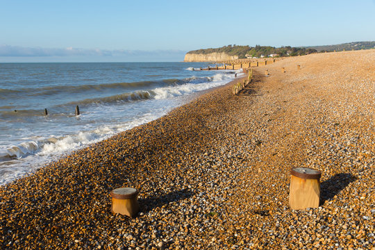Pett level beach near Fairlight Wood, Hastings and Battle East Sussex England UK 