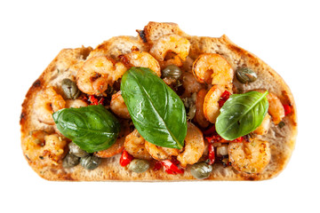 Assortment of traditional Italian bruschettas