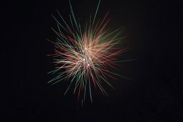 Firework in Fürth Germany