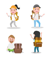 people wanderlust cartoon