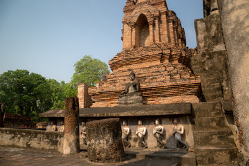 the Satchanalai historical park, Sukhothai Province, Thailand.