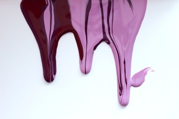 beautiful woman paint makeup foundation cream cosmetics nail polish paper repair color red pink liquid thick burgundy pattern drawing color art art white tint